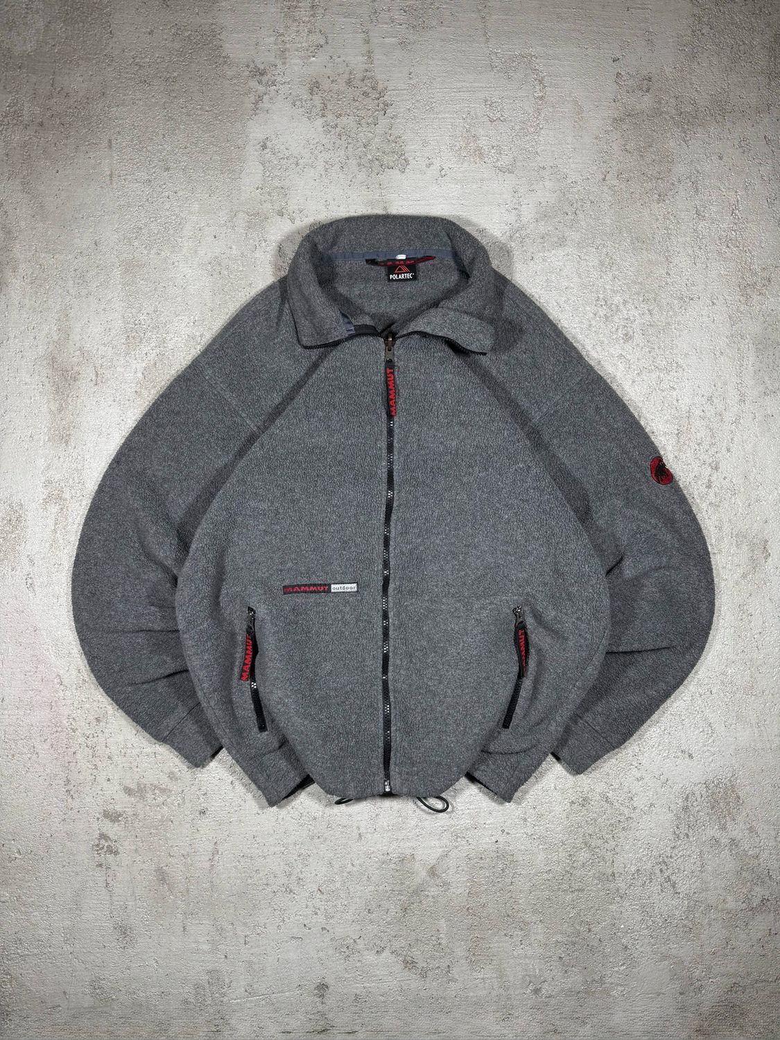 Polar Mammut Polartec Zip Dark-Gray L