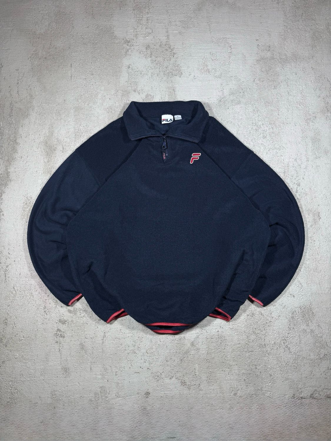Polar Fila Red/Logo Q/Zip Navy XL