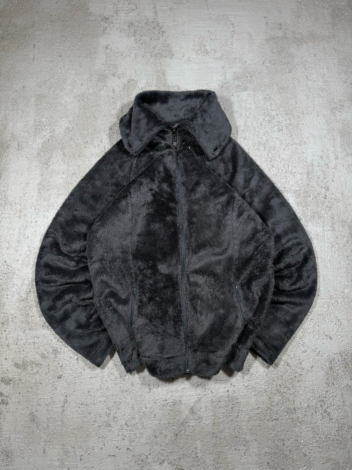 Velour Fleece Merrell Teddy Slim Zip Dark-Gray S