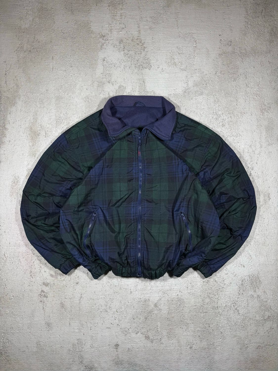 Kurtka Catalina Tartan Bomber Navy/Green L