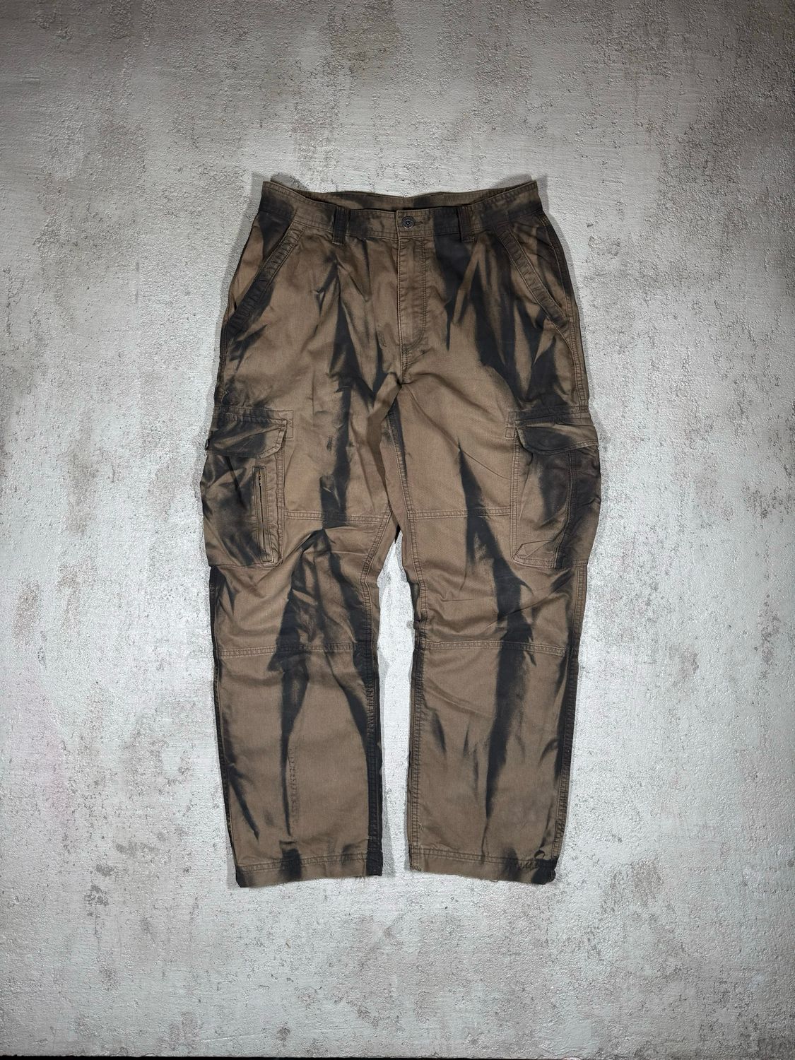Spodnie Dye North Coast Cargo Tiedye Brown 32/29