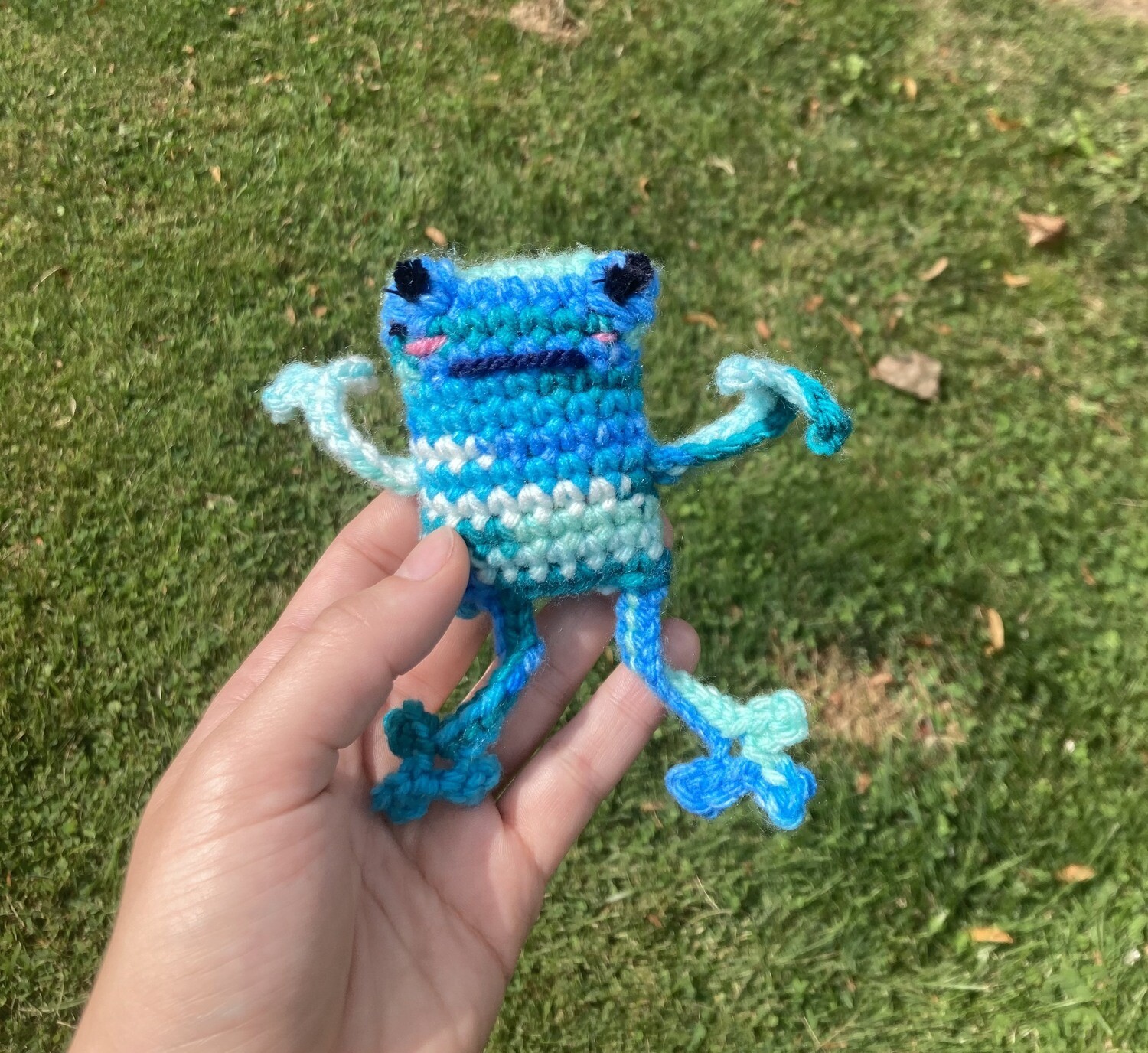 Crochet Leggy Frog Buddy