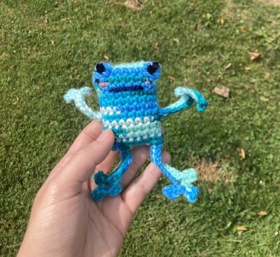 Crochet Leggy Frog Buddy