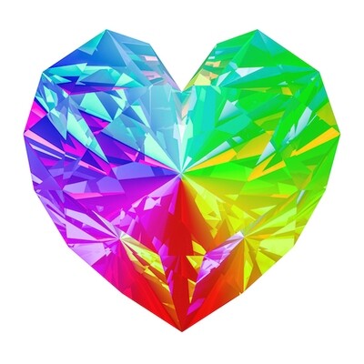 Rainbow Diamond Heart - New Earth Rebirth Solstice Workshop