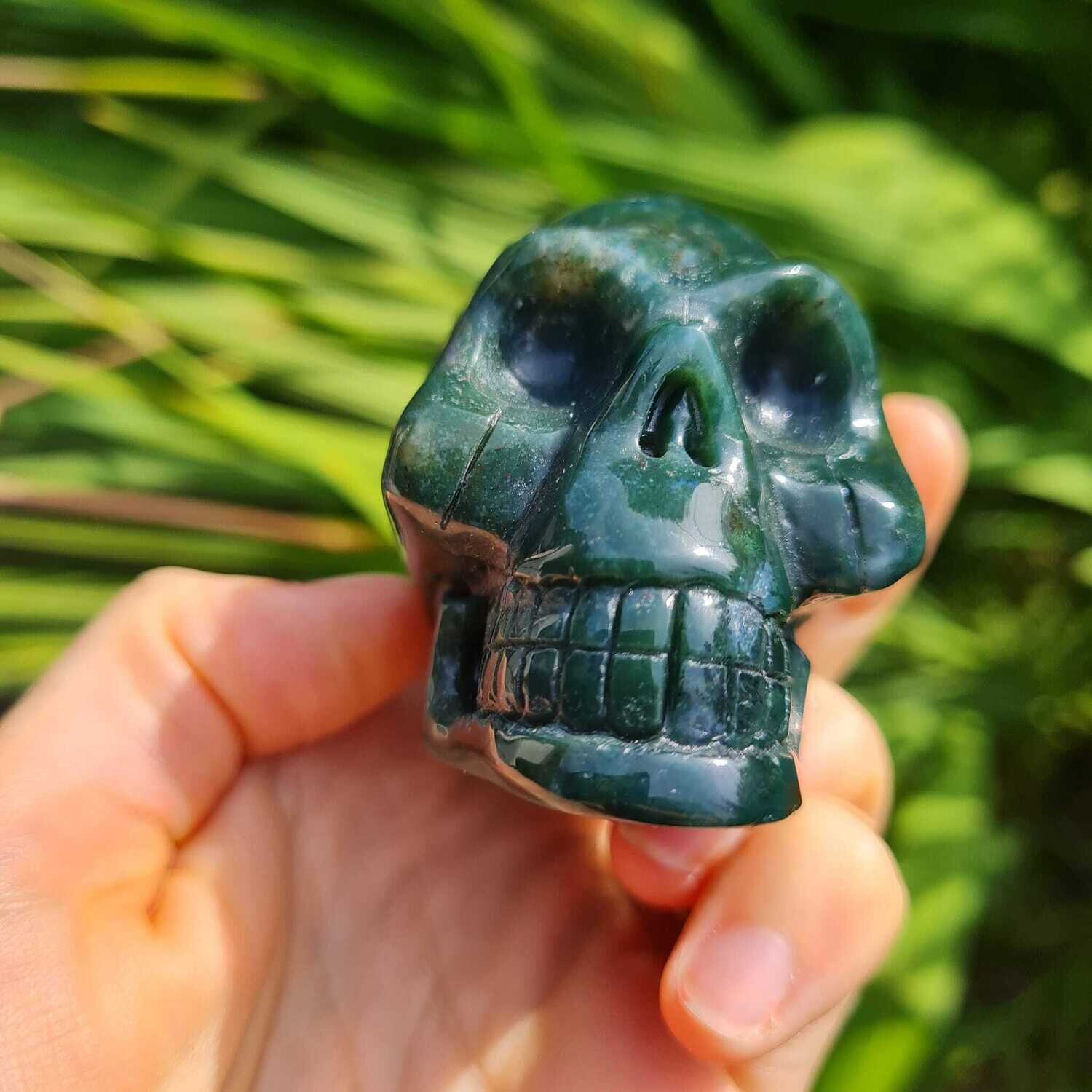 Earth Magic Jasper Crystal Skull 2.5
