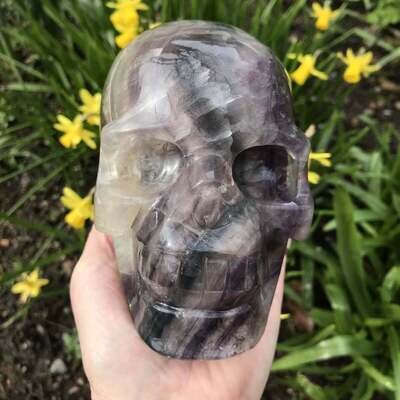 Mixed Fluorite Crystal Skull 5