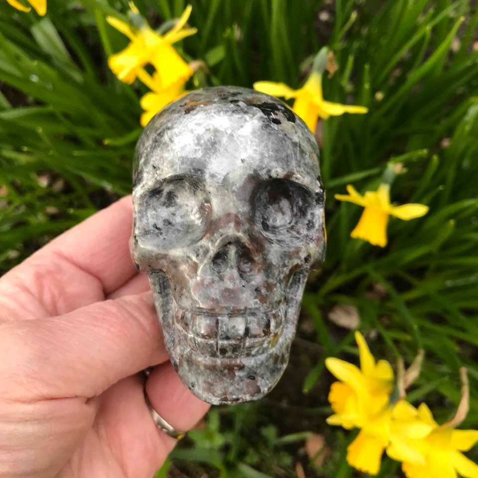 Yooperlite Crystal Skull 3.5"*
