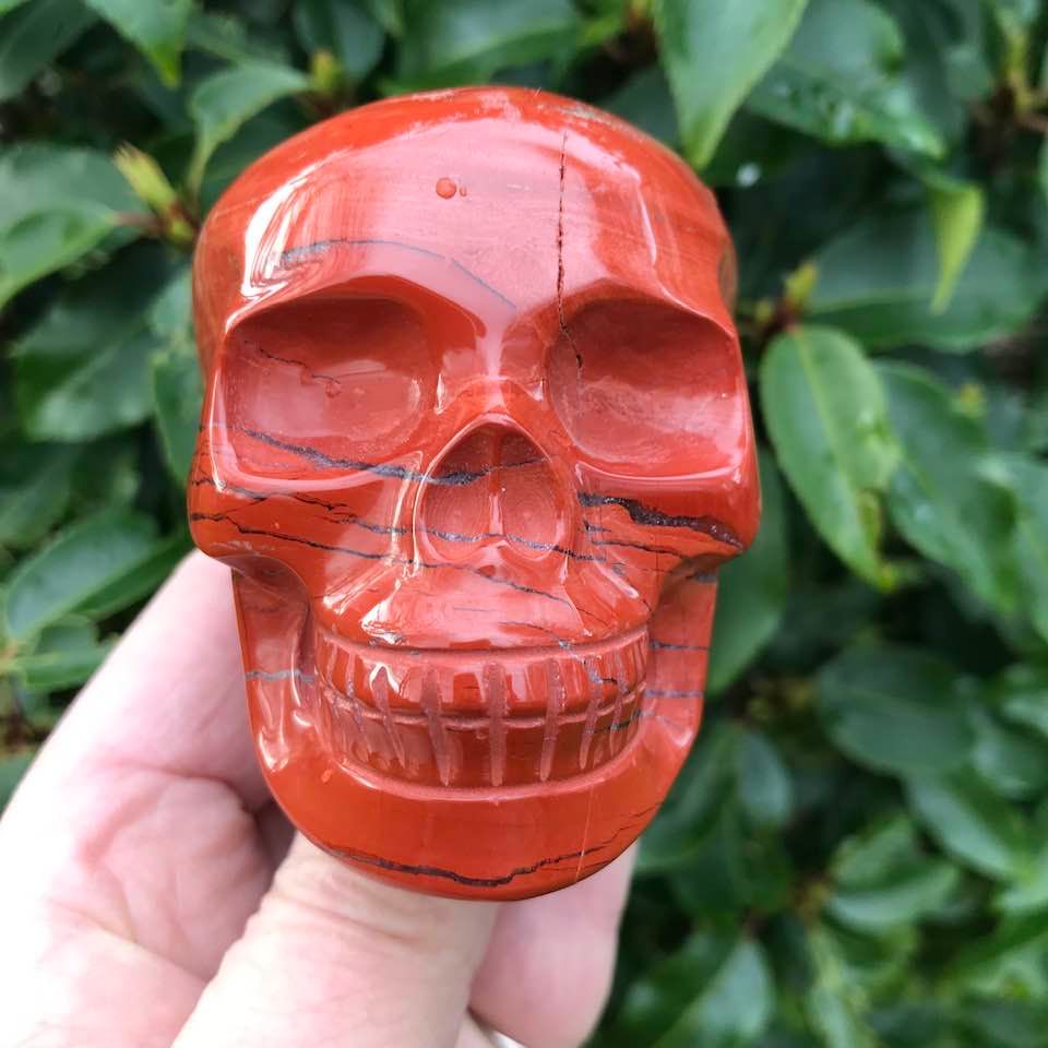 Red Jasper Crystal Skull 3.25"*