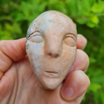 Celestobarite Elvin Skull 2&quot;*