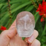 Clear Quartz Galactic Baby Skull 1.5&quot;*