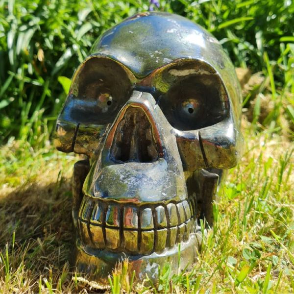Mental Body Healing with Arcan Iron Pyrite Crystal Skull