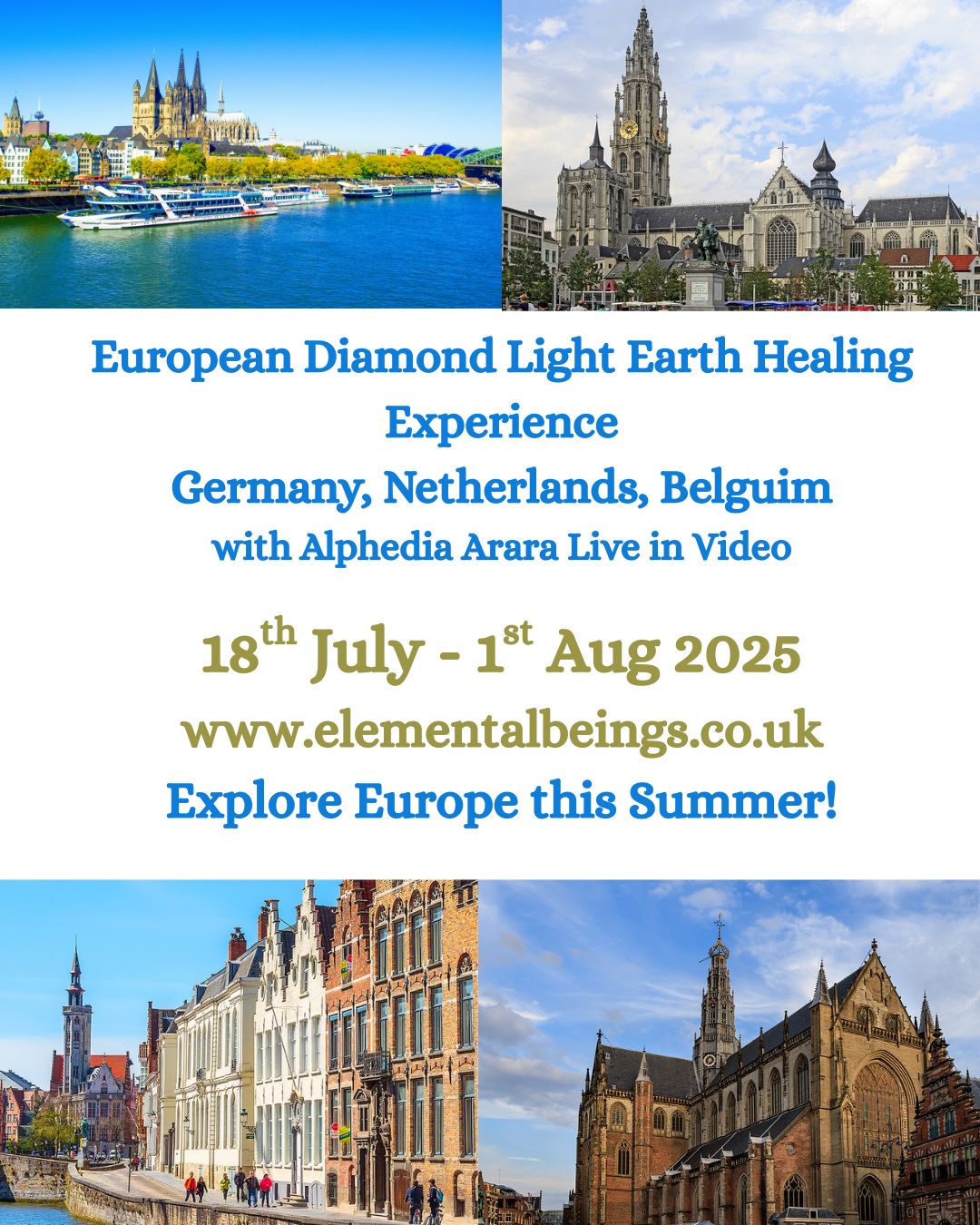 Europe Diamond Light Earth Healing Experience