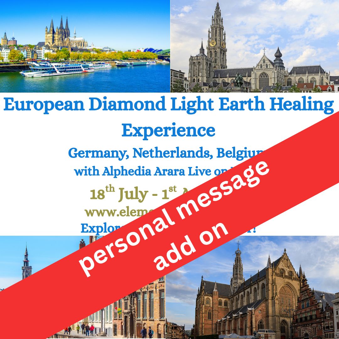 Short Personal Channeling for the Europe Diamond Light Earth Healing Experience Private link to buy