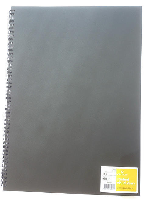 A3 Visual Art Diary 110gsm - 2 PACK