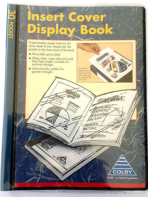 A4 30 Fixed Pocket Display Book