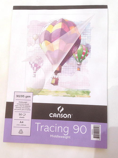 A4 Canson Pad Tracing Paper 90gsm