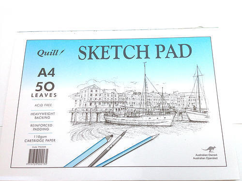 A4 Quill Sketch Pad Landscape