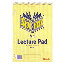 Spirax 905 Lecture Book A4 Top Opening 140 Pages