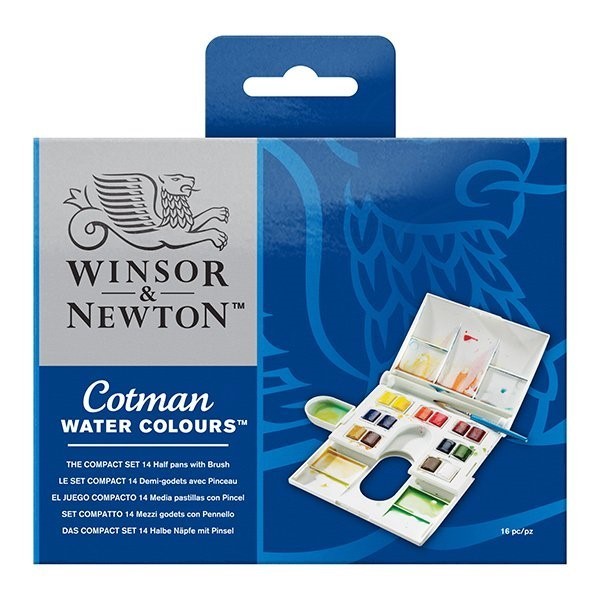 Winsor & Newton Cotman Water Colour Half Pan Compact Set