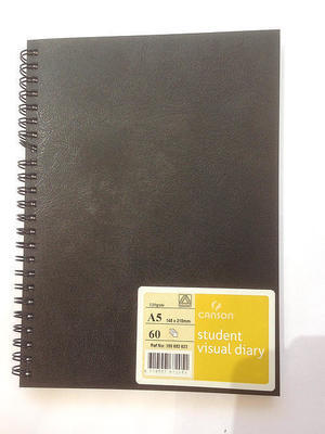 A5 Visual Art Diary 110gsm - 2 PACK