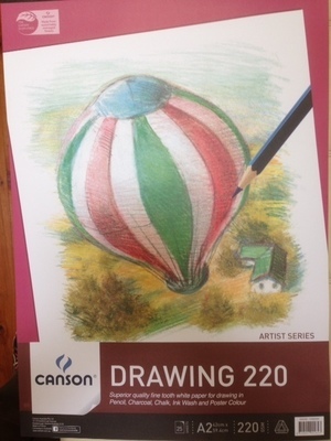 A2 Canson 220gsm Drawing Pad