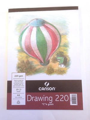 A4 Canson 220gsm Drawing Pad