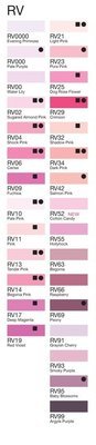 Copic - INK REFILLS - RV - Red Violets -