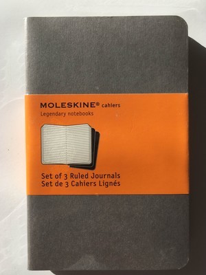 Moleskine A6 Set of 3 Ruled Journals