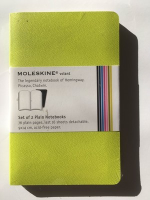 Moleskine A6 Set of 2 Plain Journals