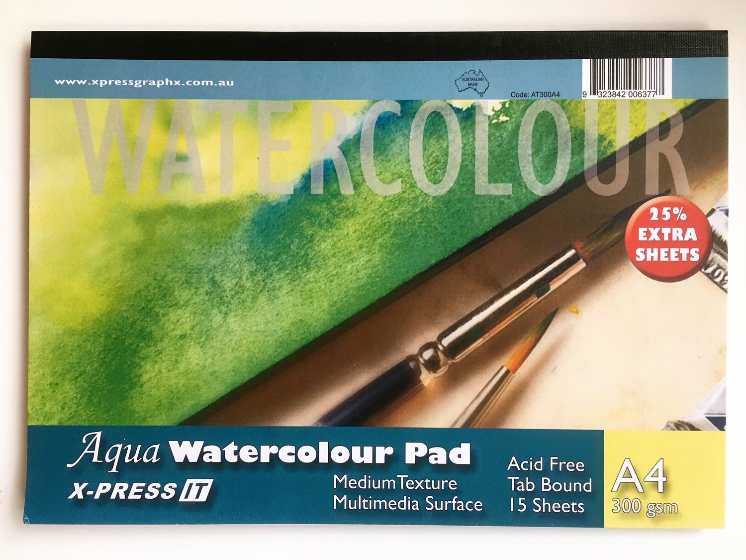A4 Watercolour Pad - 300gsm Medium Texture
