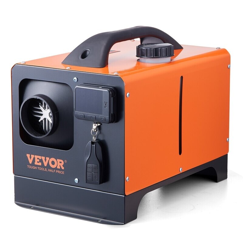 VEVOR Réchauffeur d'air diesel, chauffage diesel tout-en-un 12 V 5 kW avec télécommande et écran LCD, réservoir de carburant 5 L, chauffage de stationnement diesel portable VEVOR Réchauffeur d'air diesel, chauffage diesel tout-en-un 12 V 5 kW avec télécommande et écran LCD, réservoir de carburant 5 L, chauffage de stationnement diesel portable