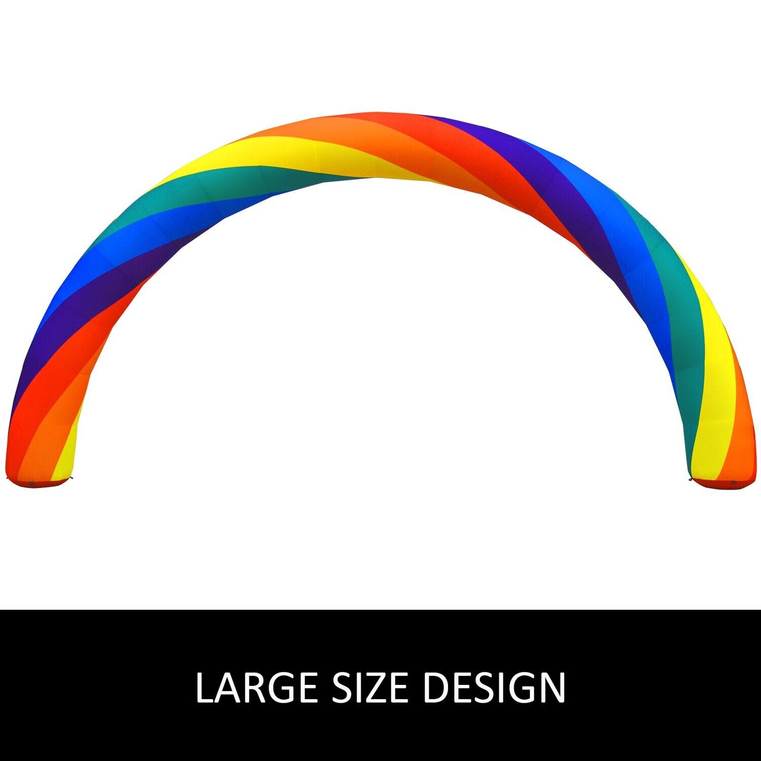 VEVOR – arc-en-ciel gonflable 26 pieds x 10 pieds, avec souffleur 110W, pour fête publicitaire, jardin de célébration
