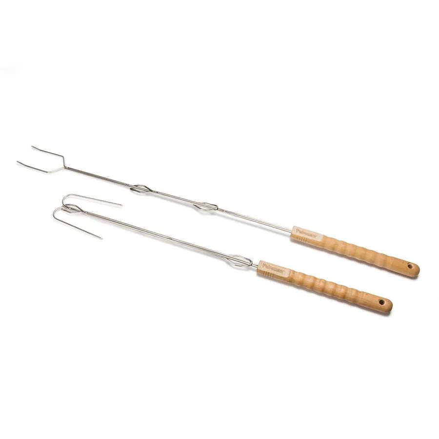 Brochette pour feu de camp avec 2 dents repliées PetroMAX