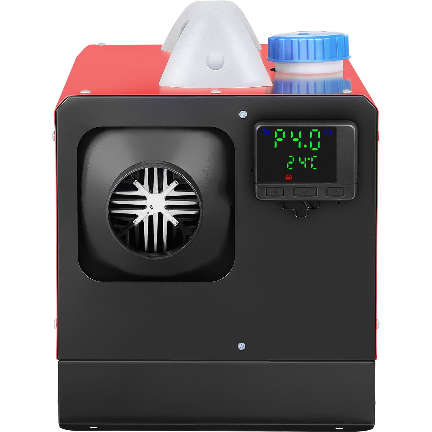 VEVOR Réchauffeur d'air diesel, chauffage de stationnement 8 kW, chauffage de camion tout-en-un 12 V, un trou de sortie, avec écran LCD noir, télécommande