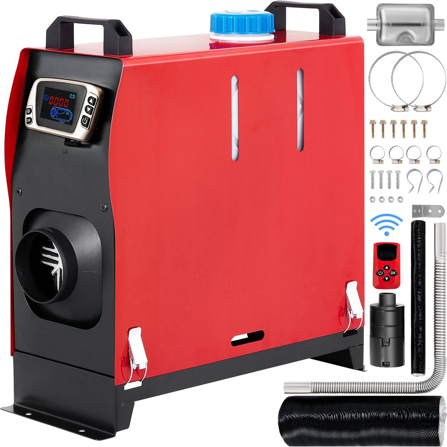 VEVOR 8KW Chauffage à air diesel Silencieux Chauffage diesel 12V