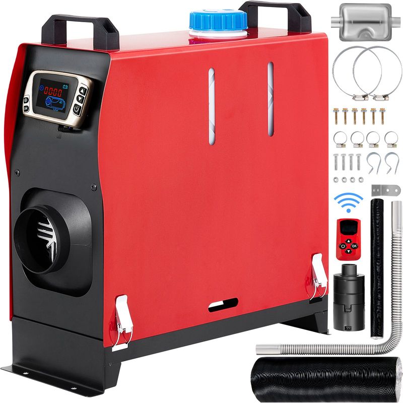 VEVOR 8KW Chauffage à air diesel Silencieux Chauffage diesel 12V