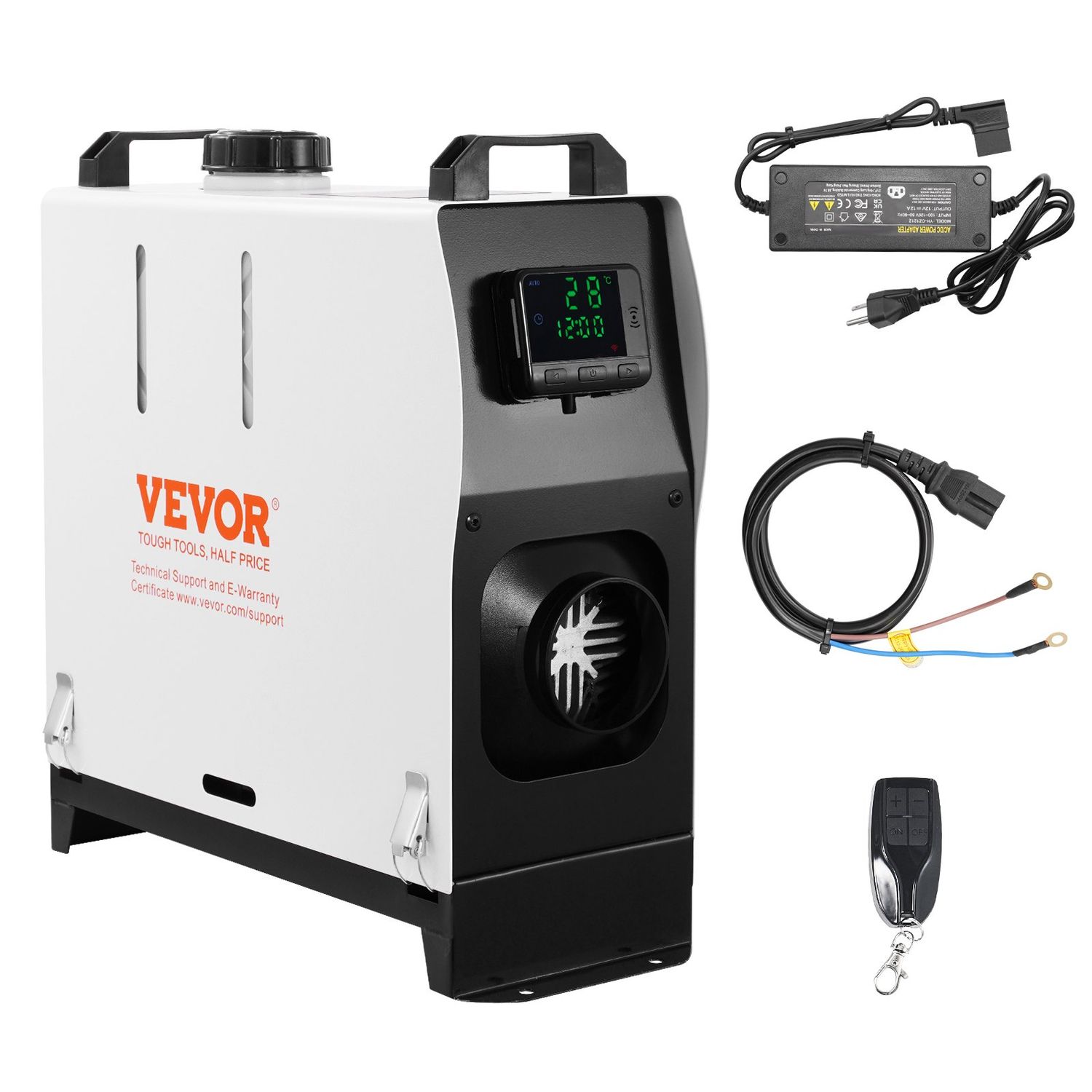 VEVOR Chauffage diesel 5-8 kW, écran LCD 12V et 120V