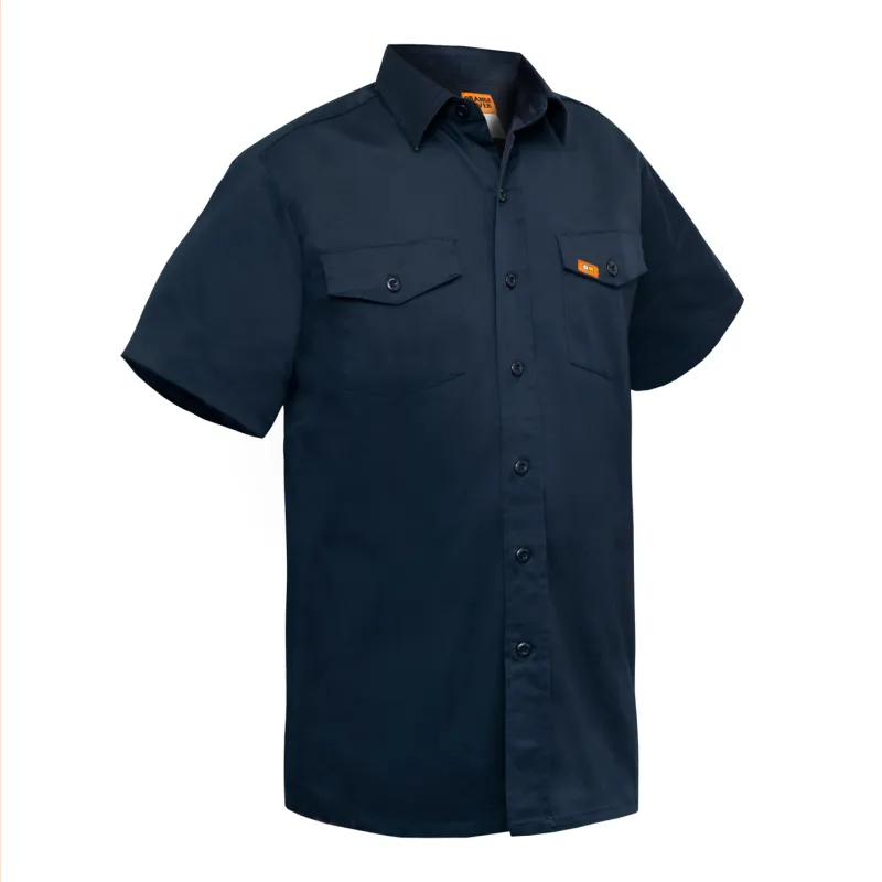 Chemise boutonnée boutonnée à manches courtes OR® Richard, coupe décontractée