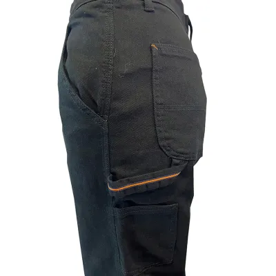 Pantalon OR® Leonardo en sergé de coton stretch pour homme, coupe ample