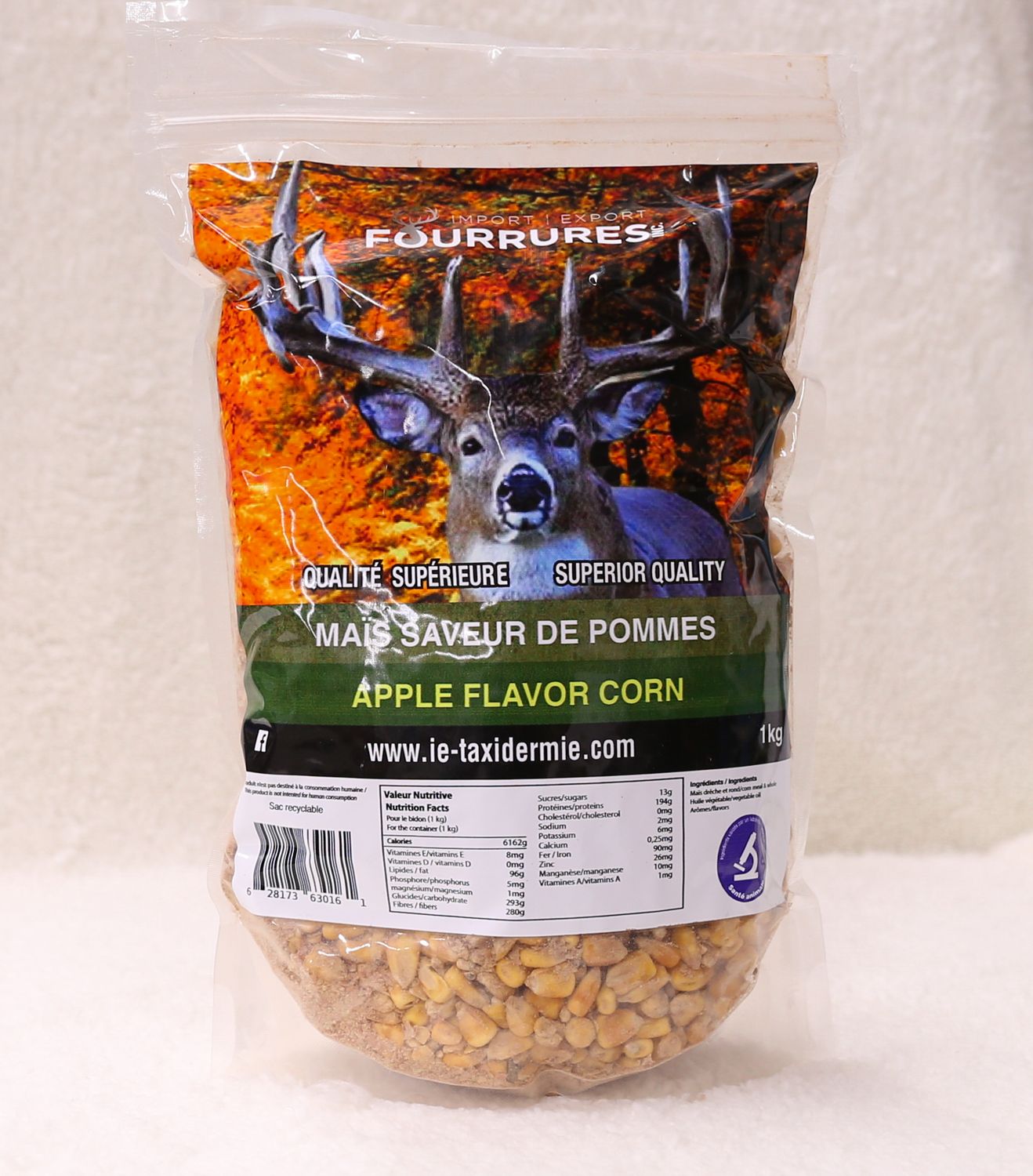 Moulée maïs aux pommes 1KG