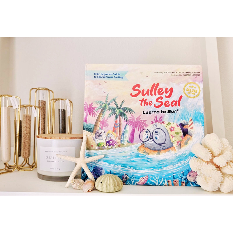 Sulley the Seal Learns to Surf (DELUXE HARDCOVER)