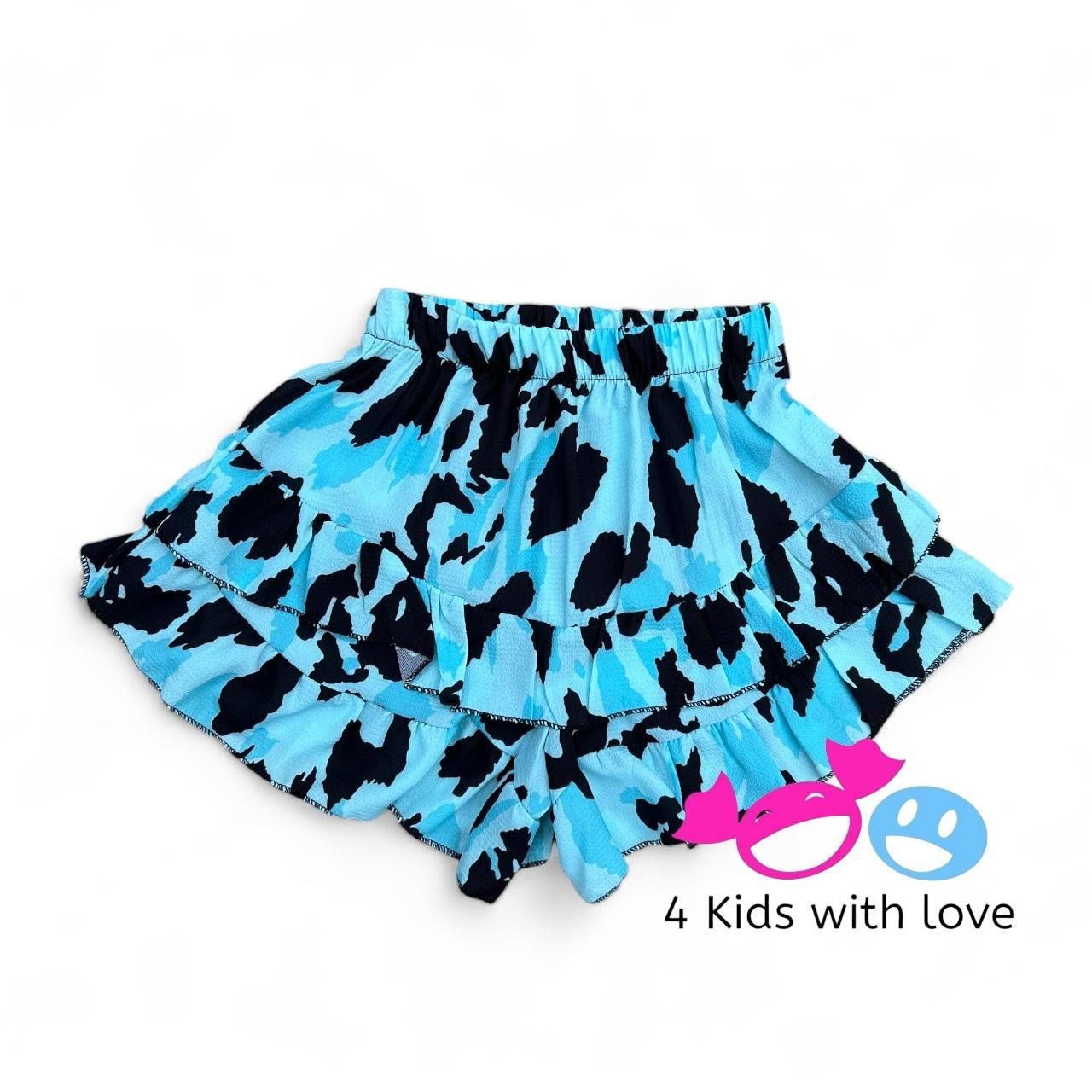 Short Blue Multi