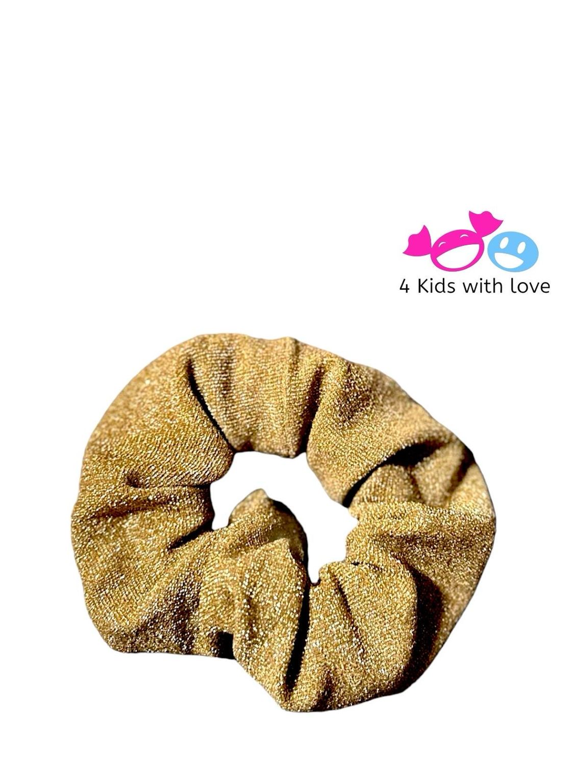Scrunchie glitter gold