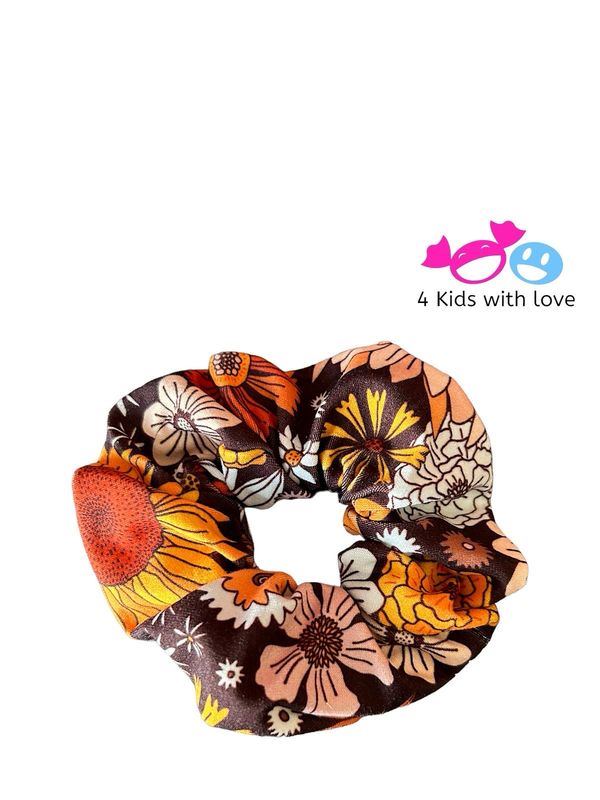 Scrunchie magic flower