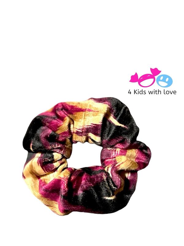 Scrunchie flamed fluweel