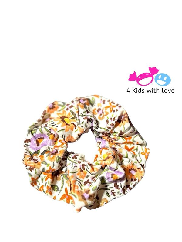 Scrunchie multi flower