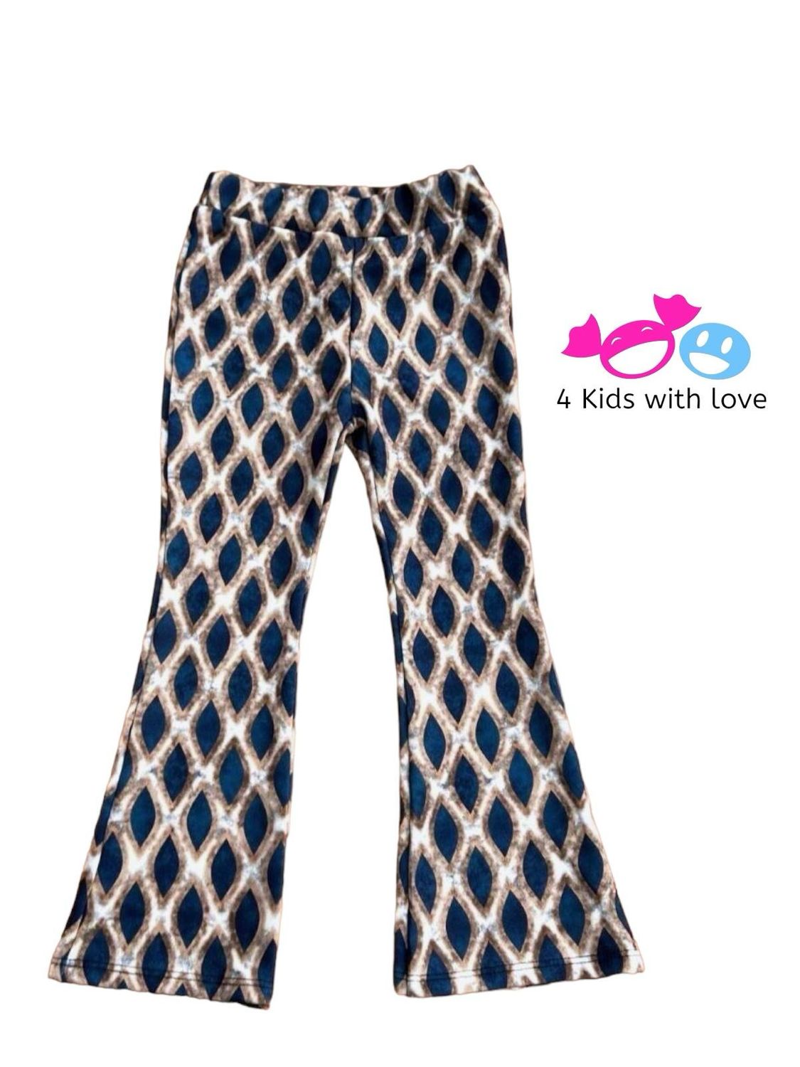 Flared blue ruit