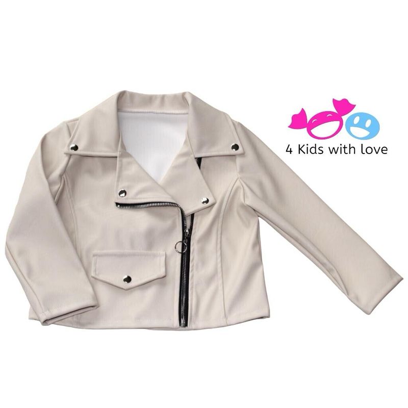 Leatherlook jacket beige