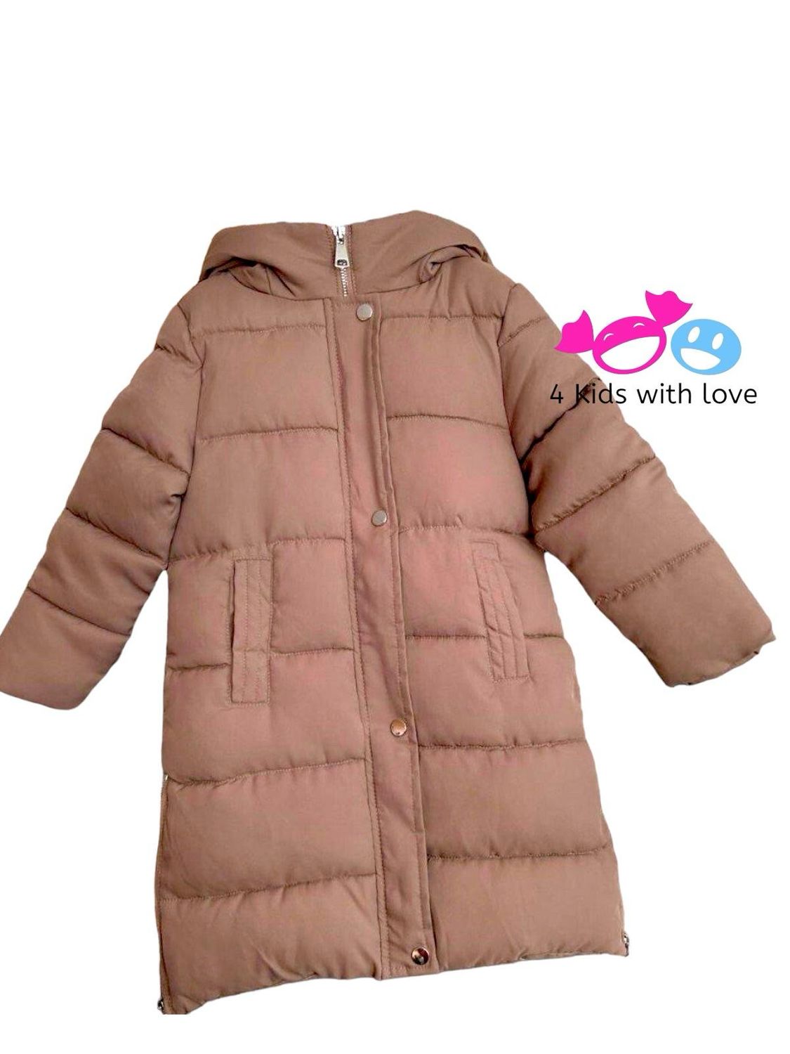 Long wintercoat camel