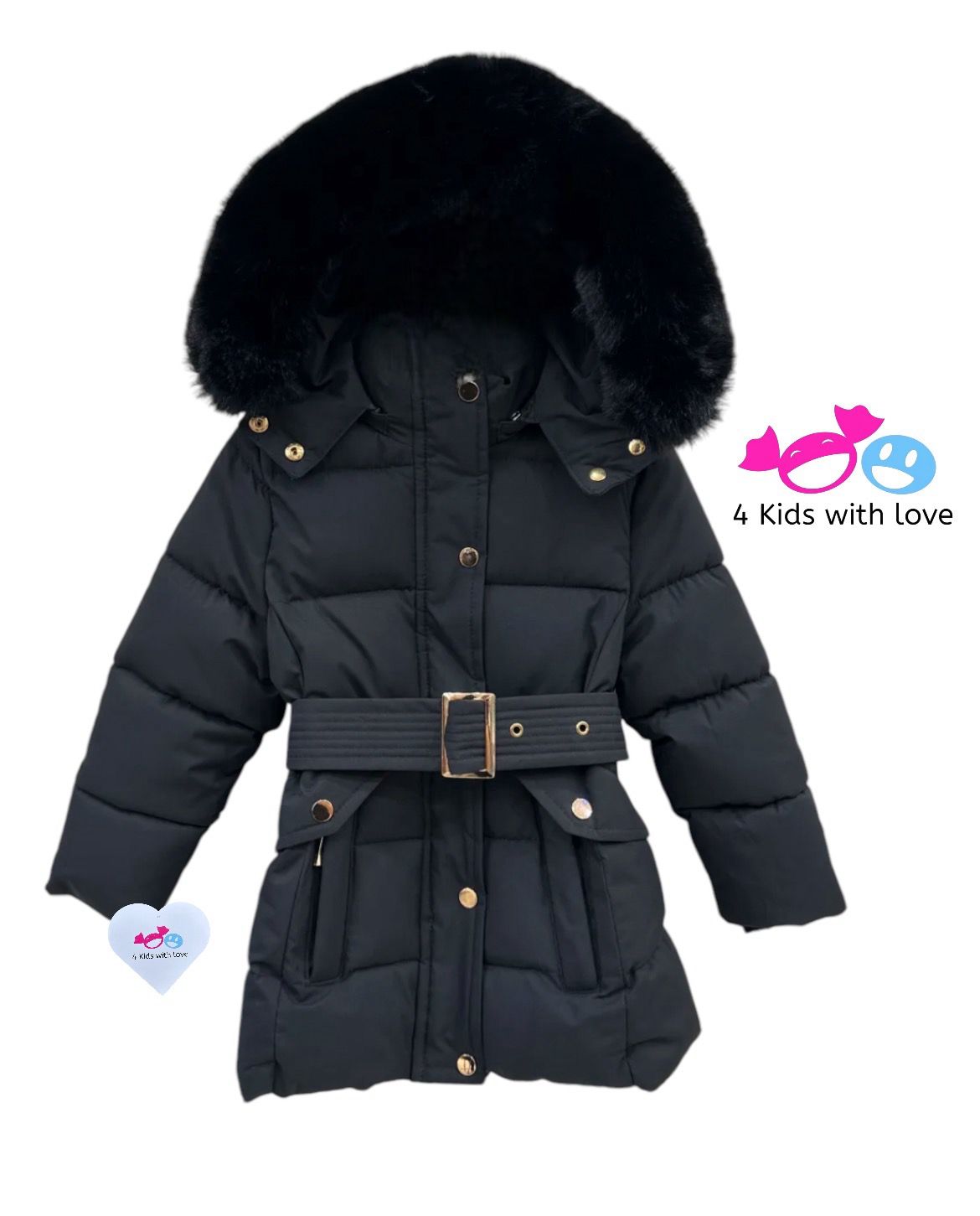 Long wintercoat black spec.